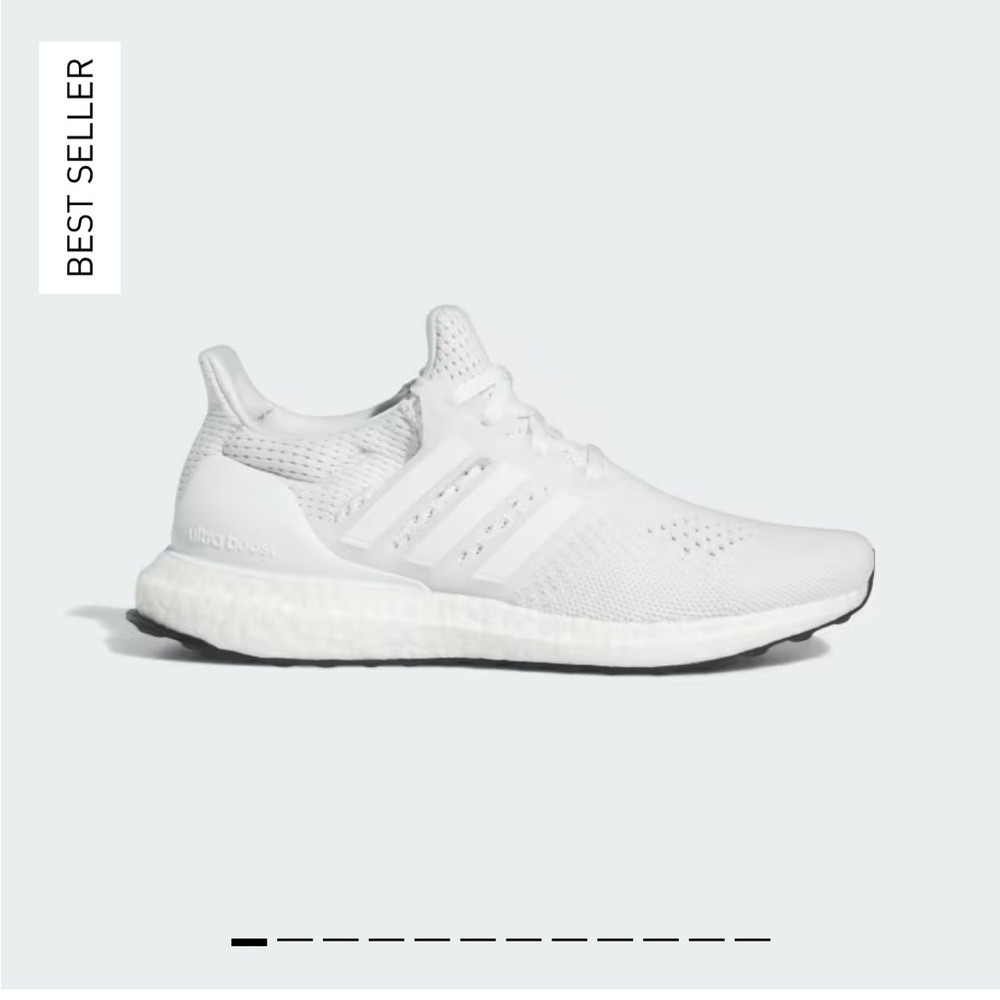 Lightly worn white adidas ultra boosts